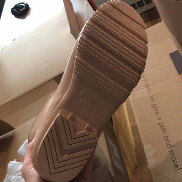 Roma rain boots - Ladies Classic Short Blush - Picture 4 of 4